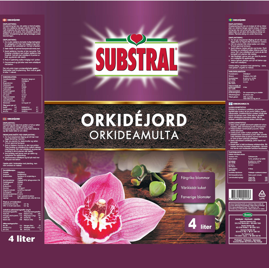 Substral Orkidéjord 4l