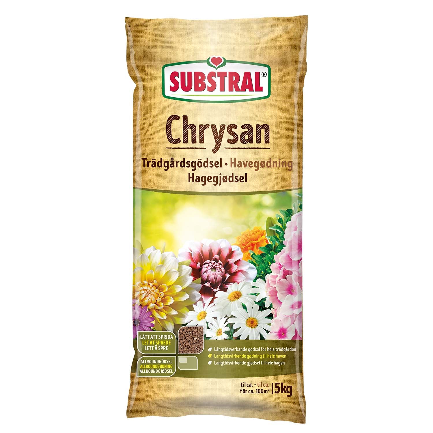 Substral Chrysan Trädgårdsgödsel 5kg
