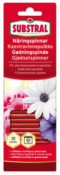 Substral Näringspinnar blommande 30-p