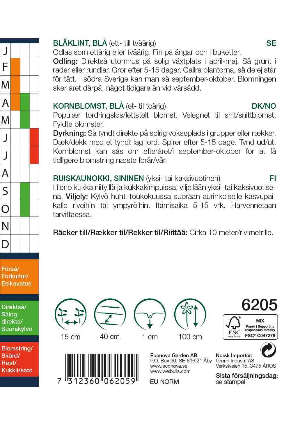 Weibulls Blåklint   'Kejsar Wilhelm'