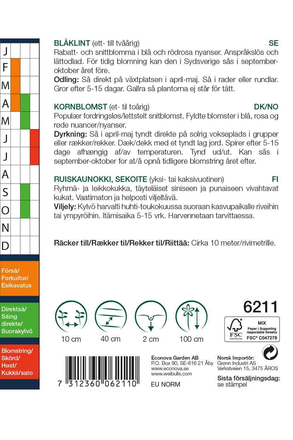 Weibulls Blåklint  'Mix'