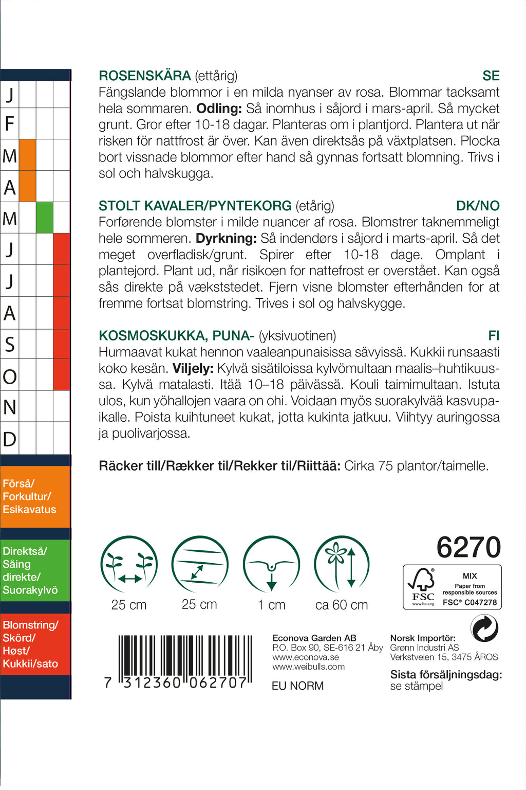 Weibulls Rosenskära 'Sensation Gloria'