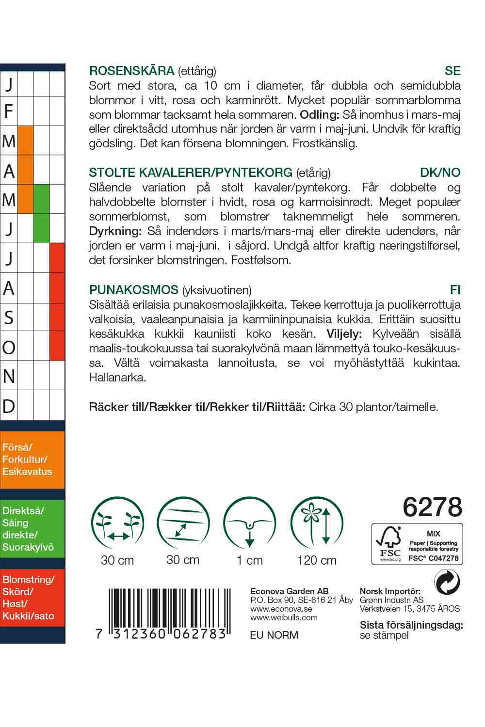 Weibulls Rosenskära  'Double Click Mix'