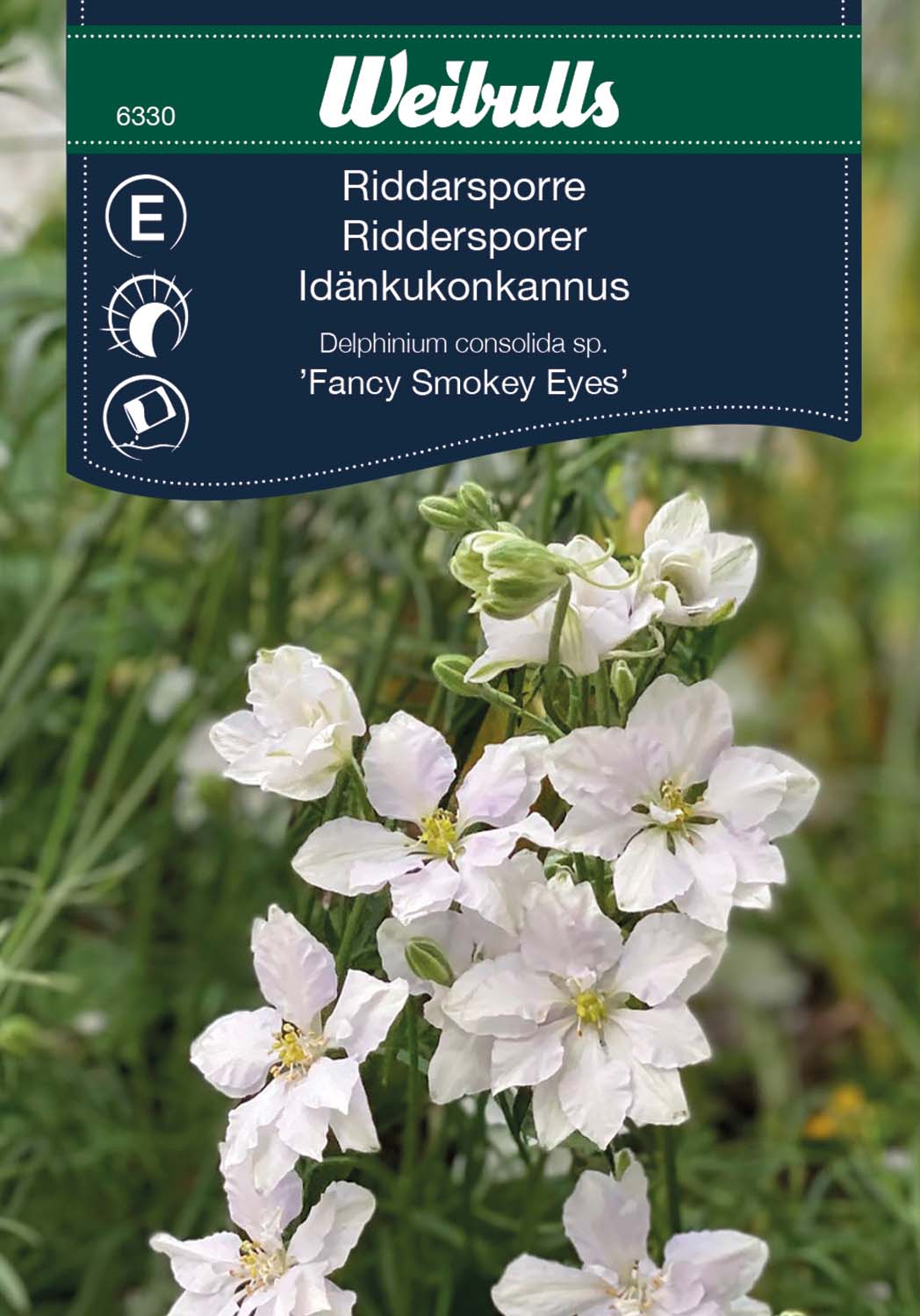 Weibulls Riddarsporre 'Fancy Smokey Eyes'