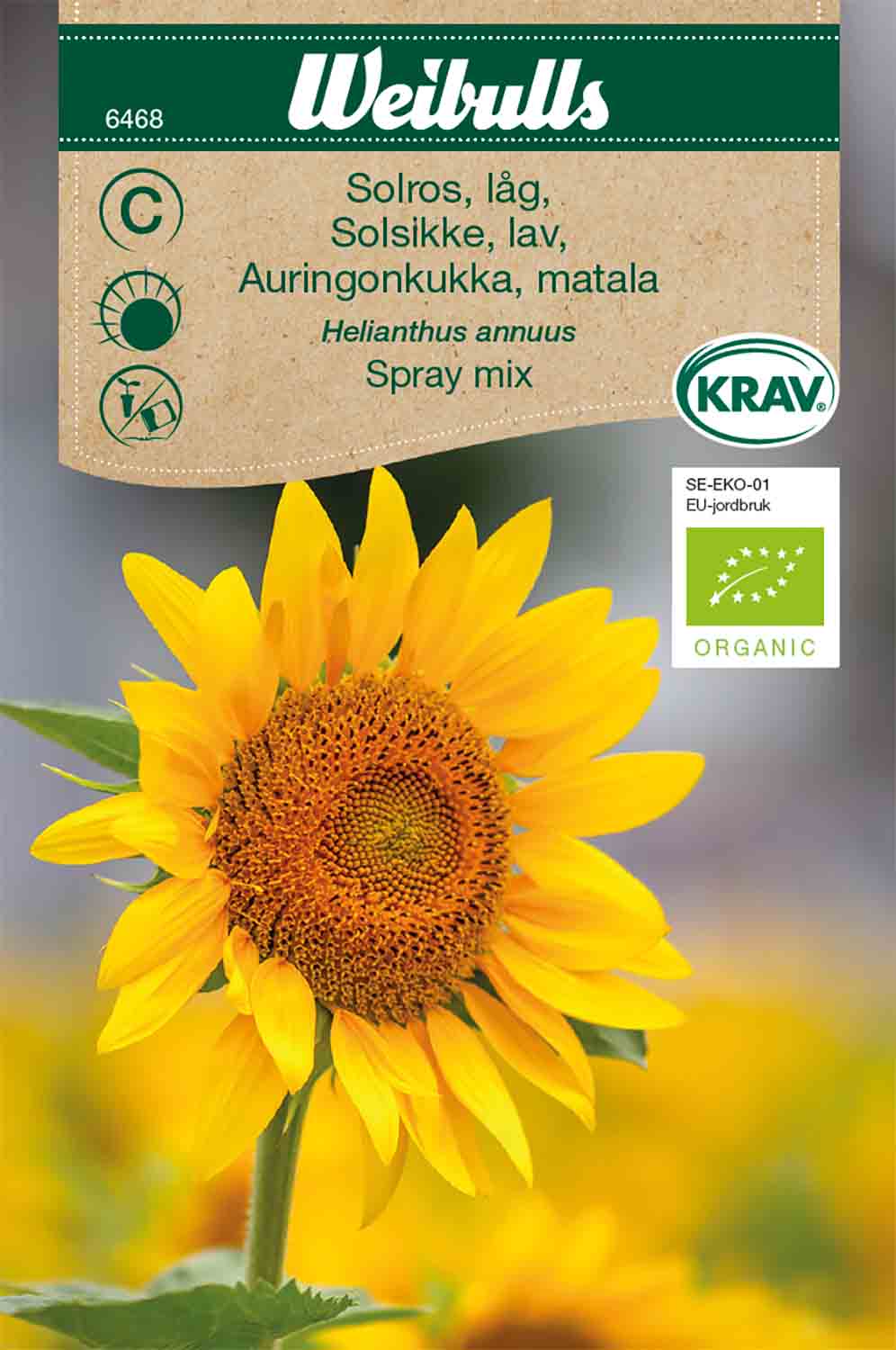 Weibulls Solros, låg KRAV   'Spray mix'