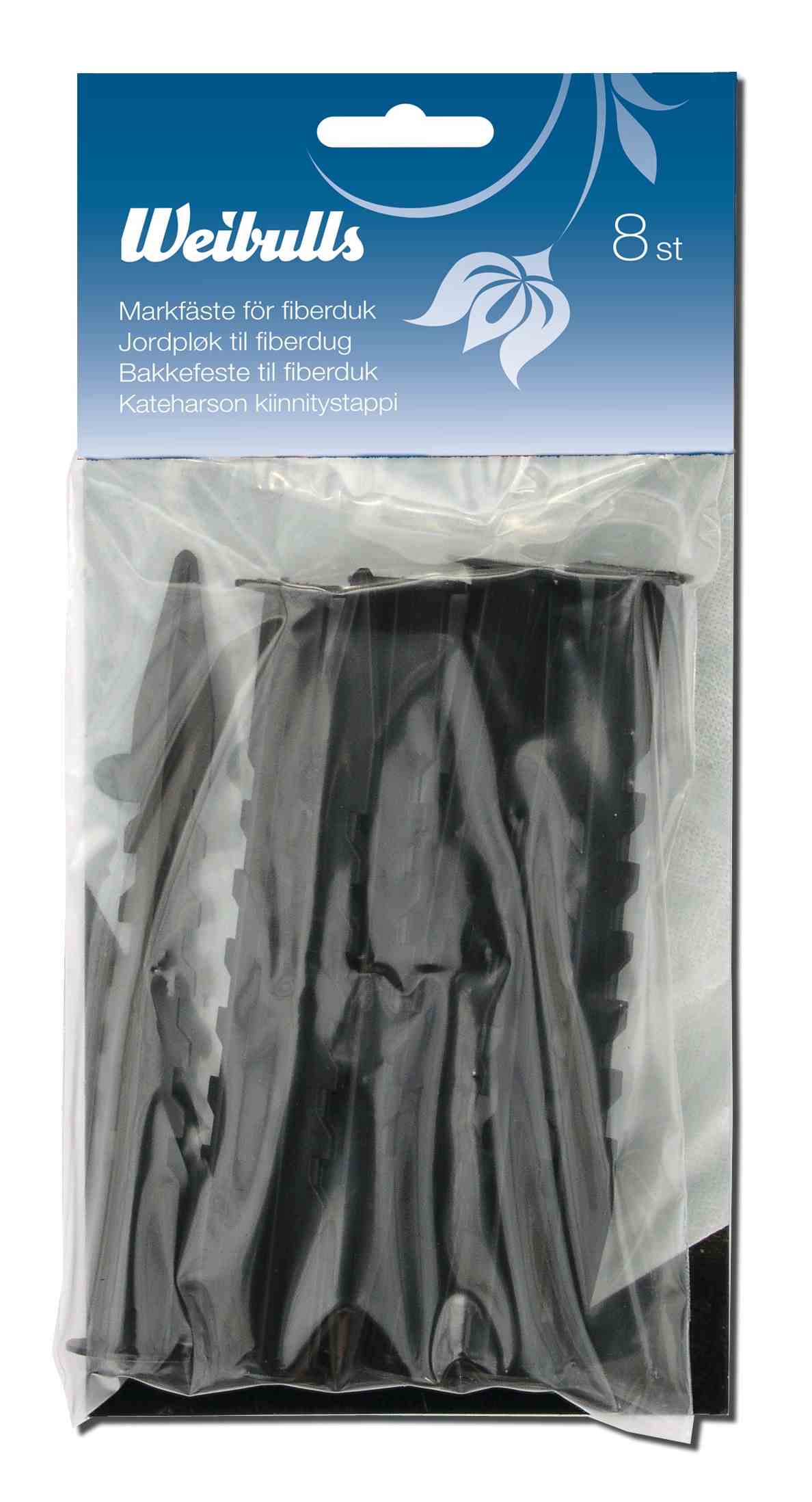 Weibulls Markfäste till dukar, 8-pack