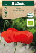 Weibulls Vallmo KRAV röd