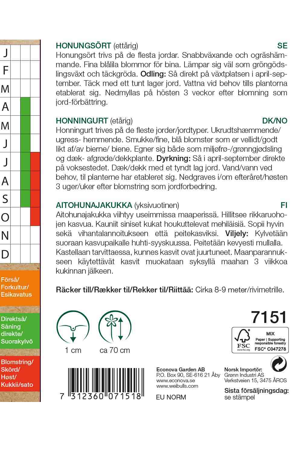 Weibulls Honungsört KRAV
