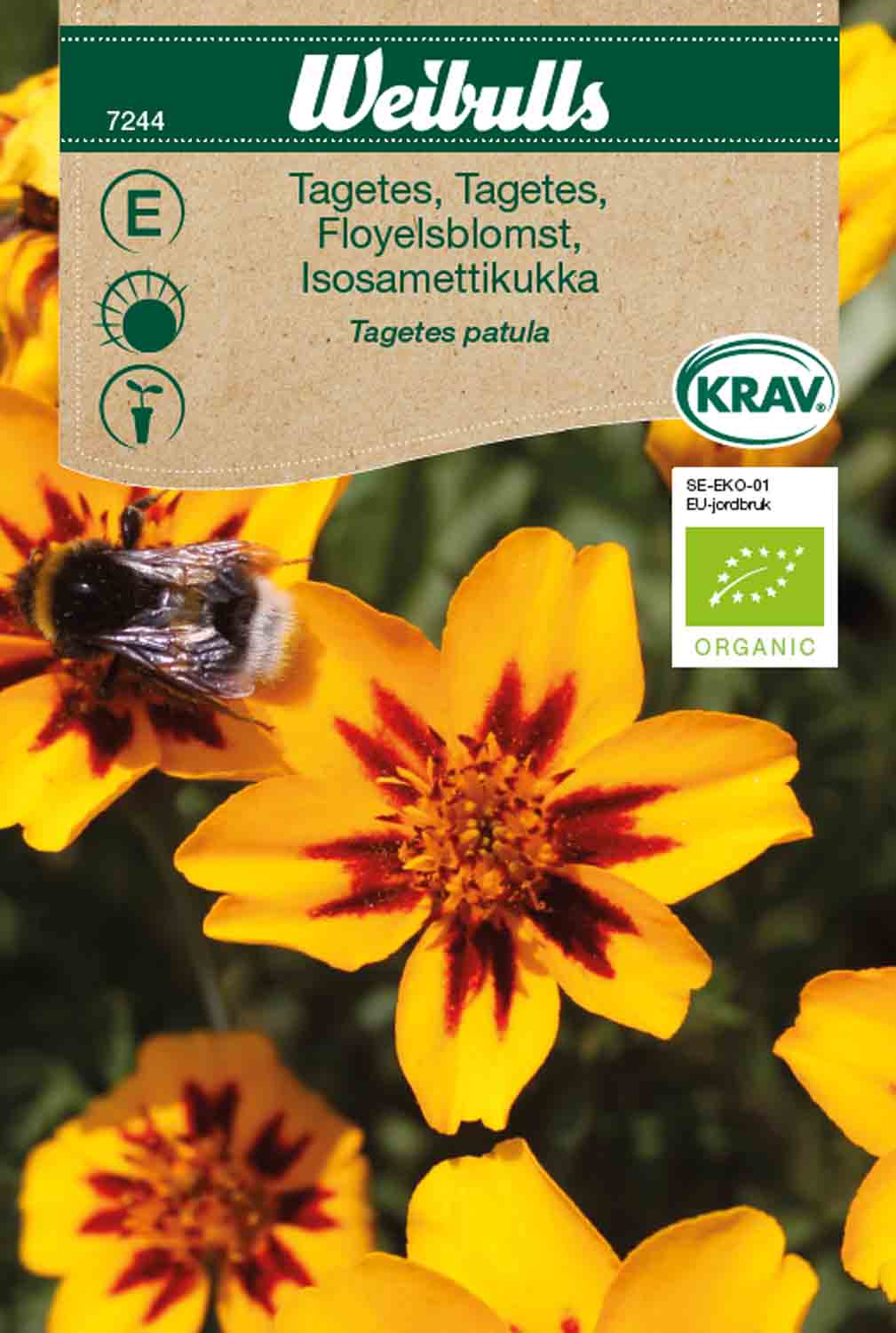 Weibulls Tagetes, låg KRAV