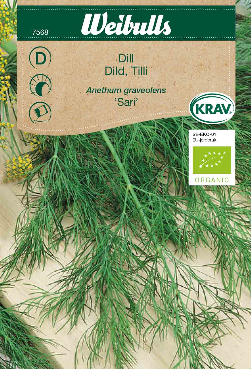 Weibulls Dill KRAV 'Sari'