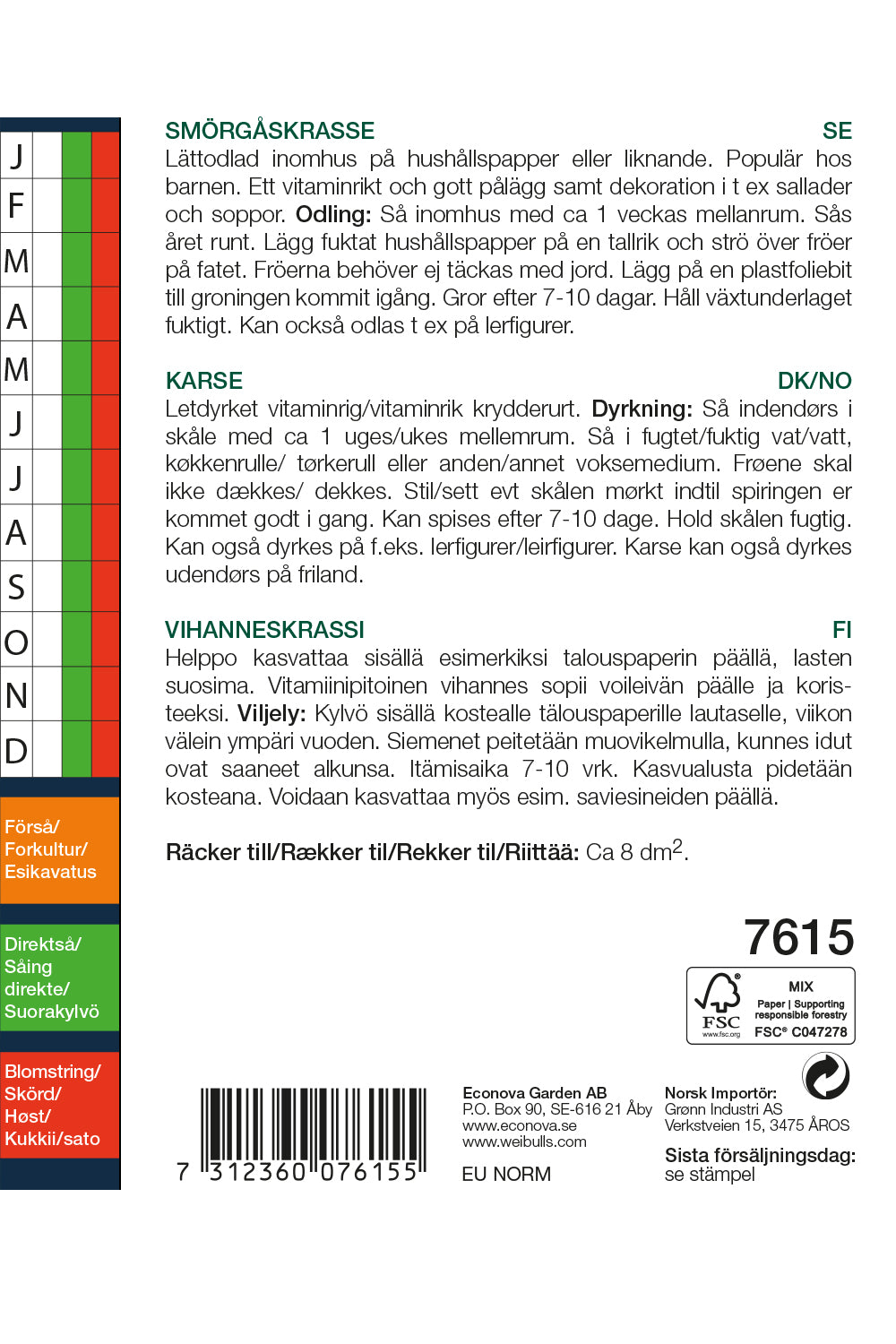 Weibulls Krasse, smörgås-