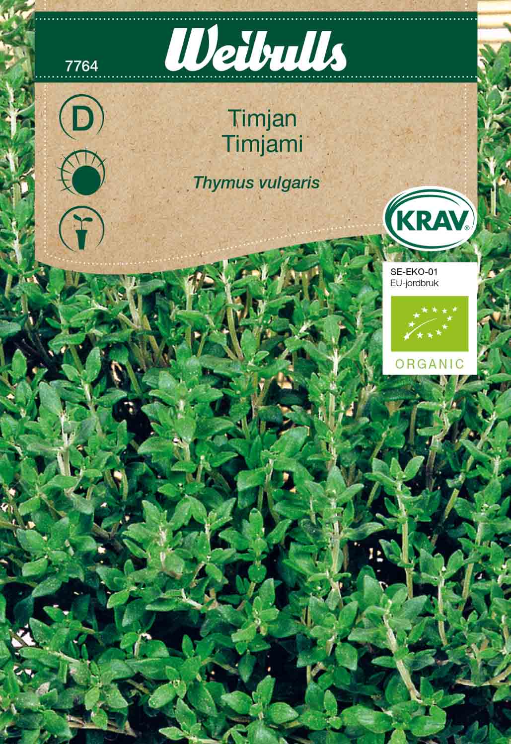 Weibulls Timjan, krydd- KRAV