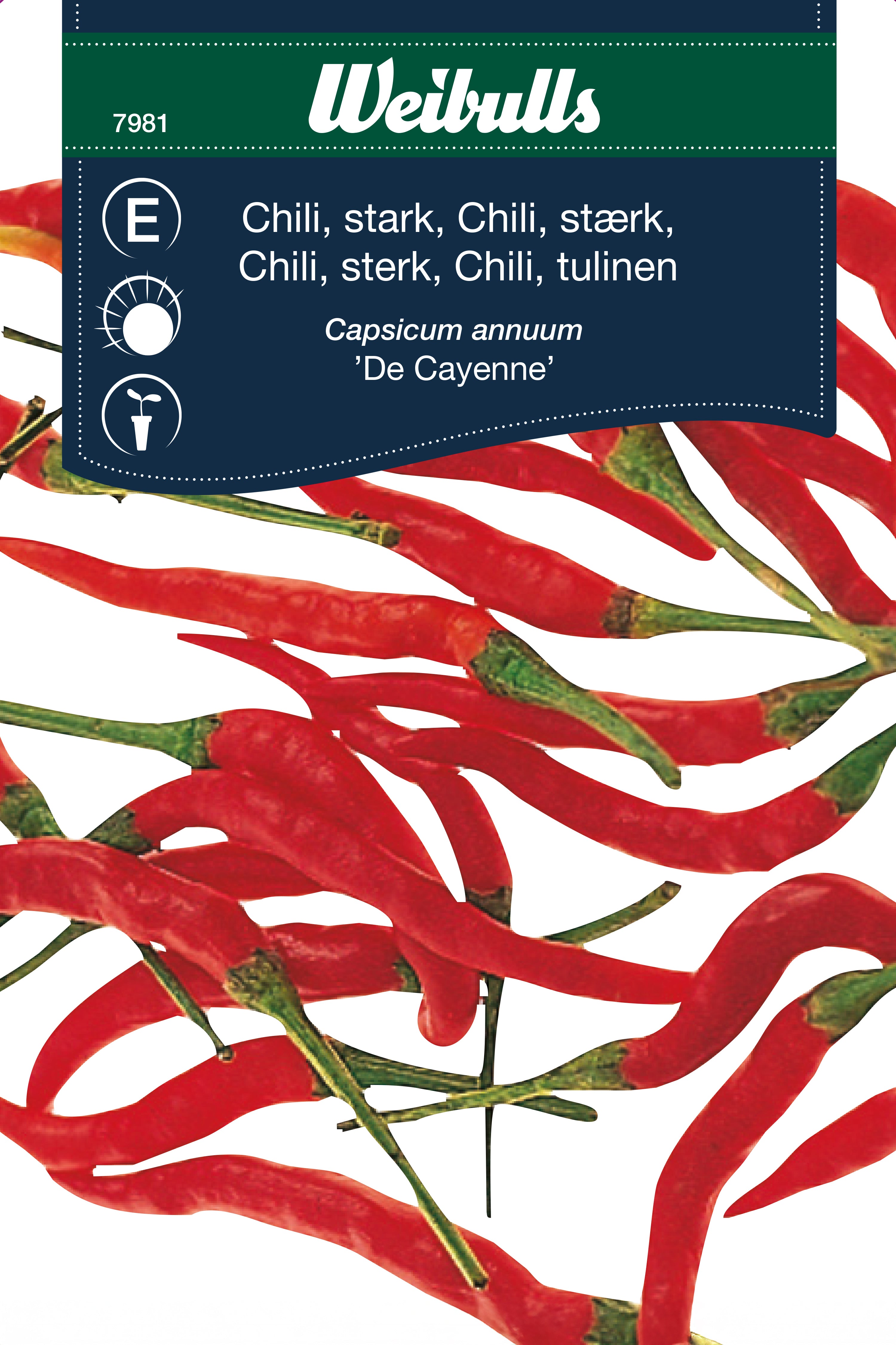 Weibulls Chilipeppar  'De Cayenne '