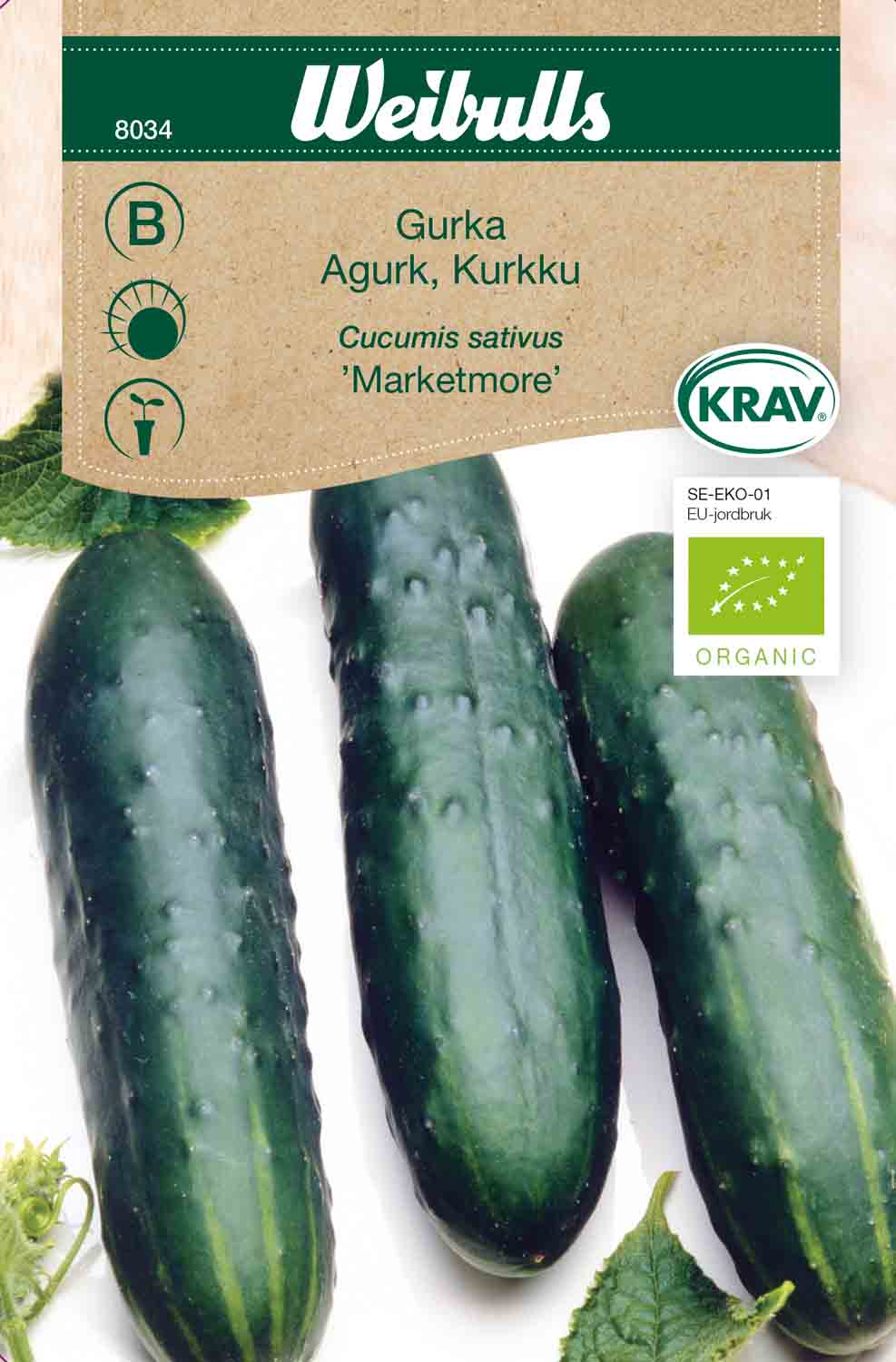 Weibulls Gurka KRAV 'Marketmore'