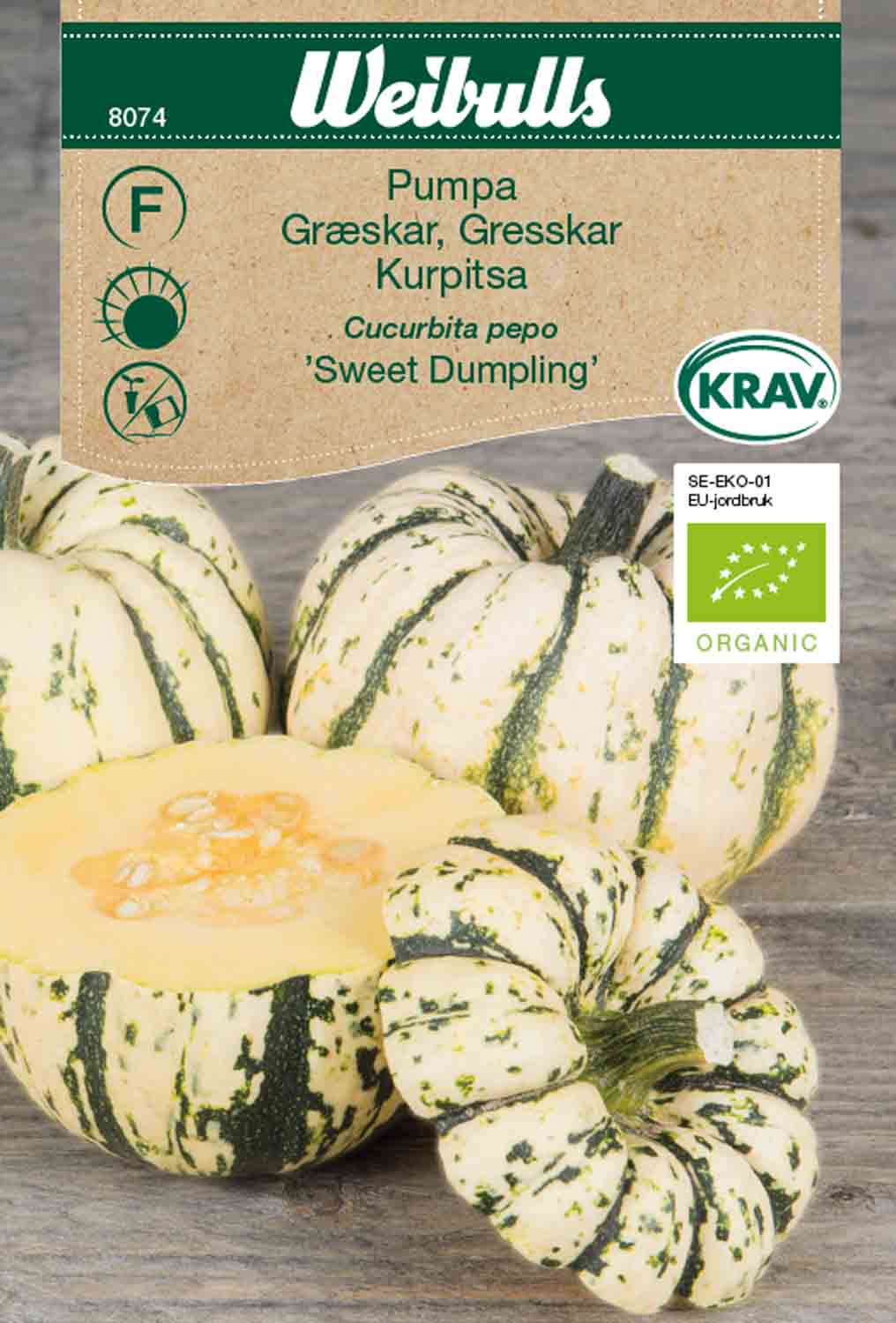 Weibulls Pumpa KRAV 'Sweet Dumpling'