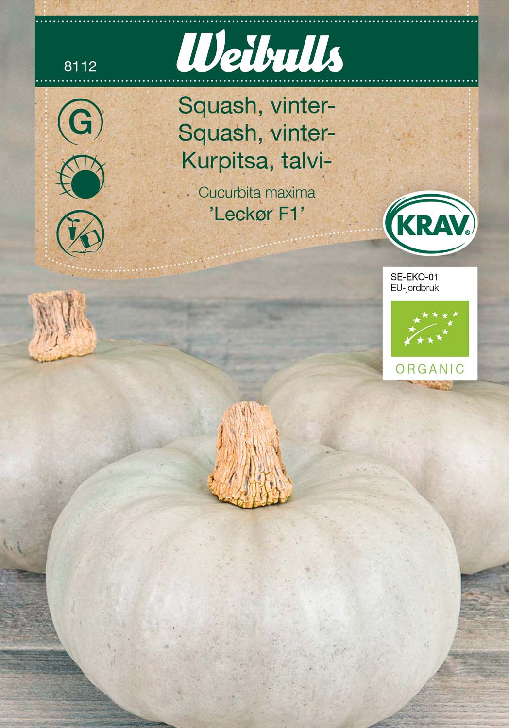 Weibulls Squash, vinter- KRAV 'Leckør' F1