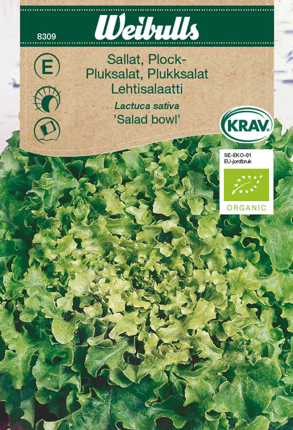 Weibulls Sallat, plock- KRAV  'Salad bowl'