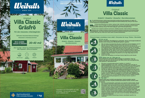 Weibulls Villa Classic 1kg, gräsfrö