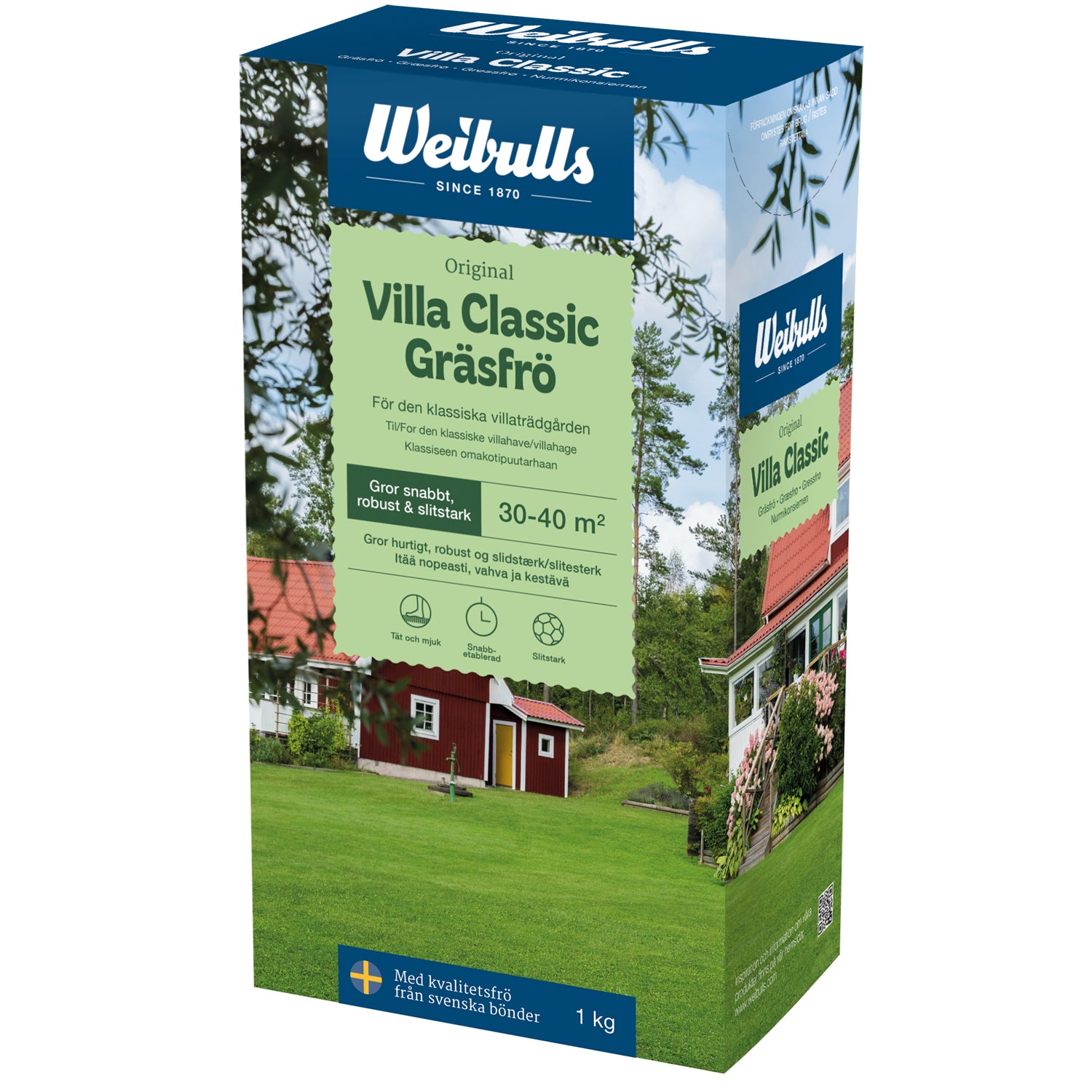 Weibulls Villa Classic 1kg, gräsfrö