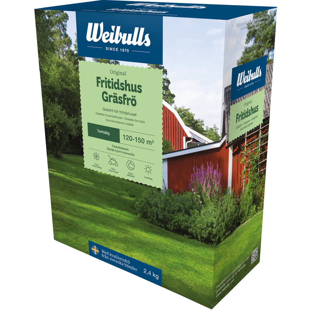 Weibulls Fritidshus 2,4 kg, gräsfrö