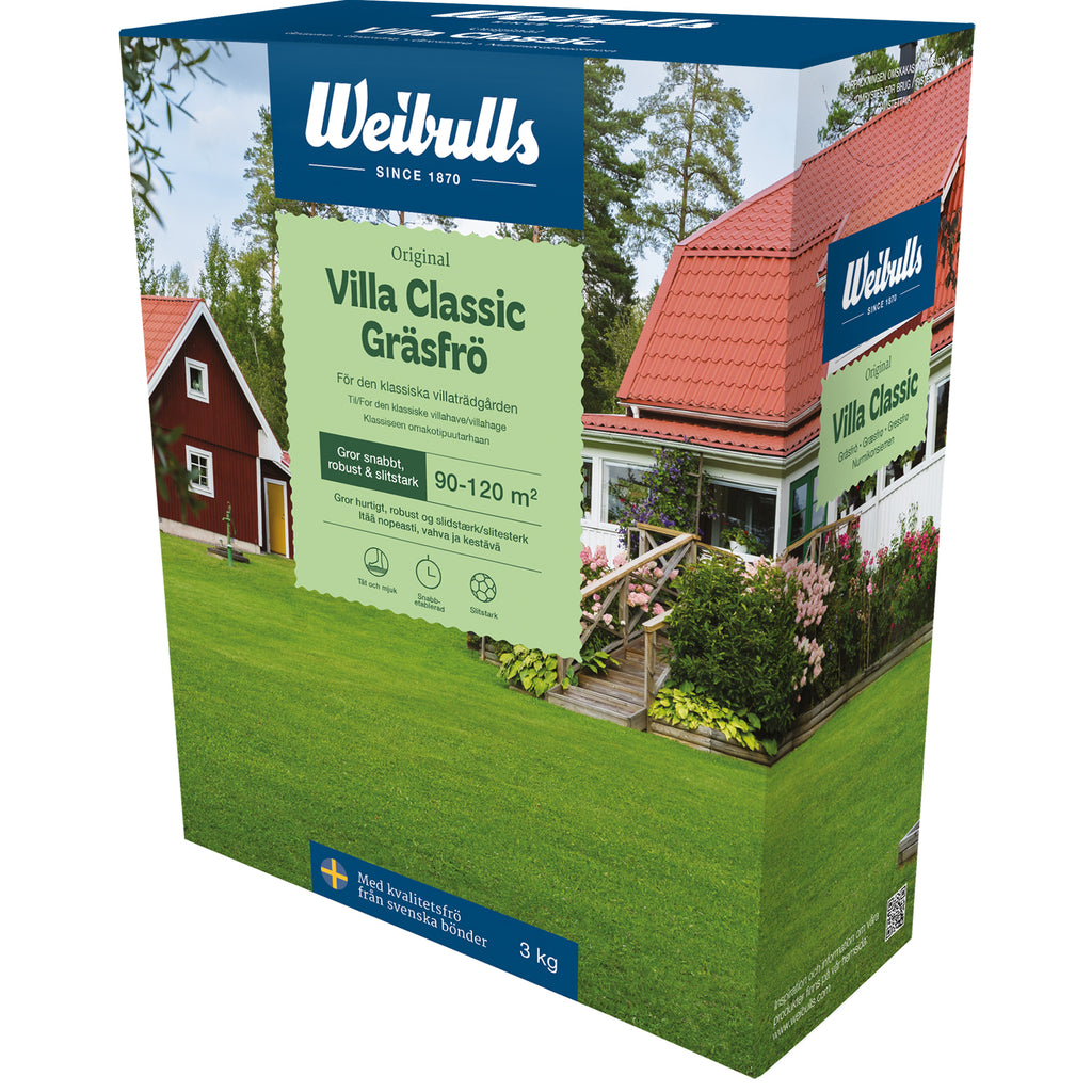Weibulls Villa Classic 3kg, gräsfrö