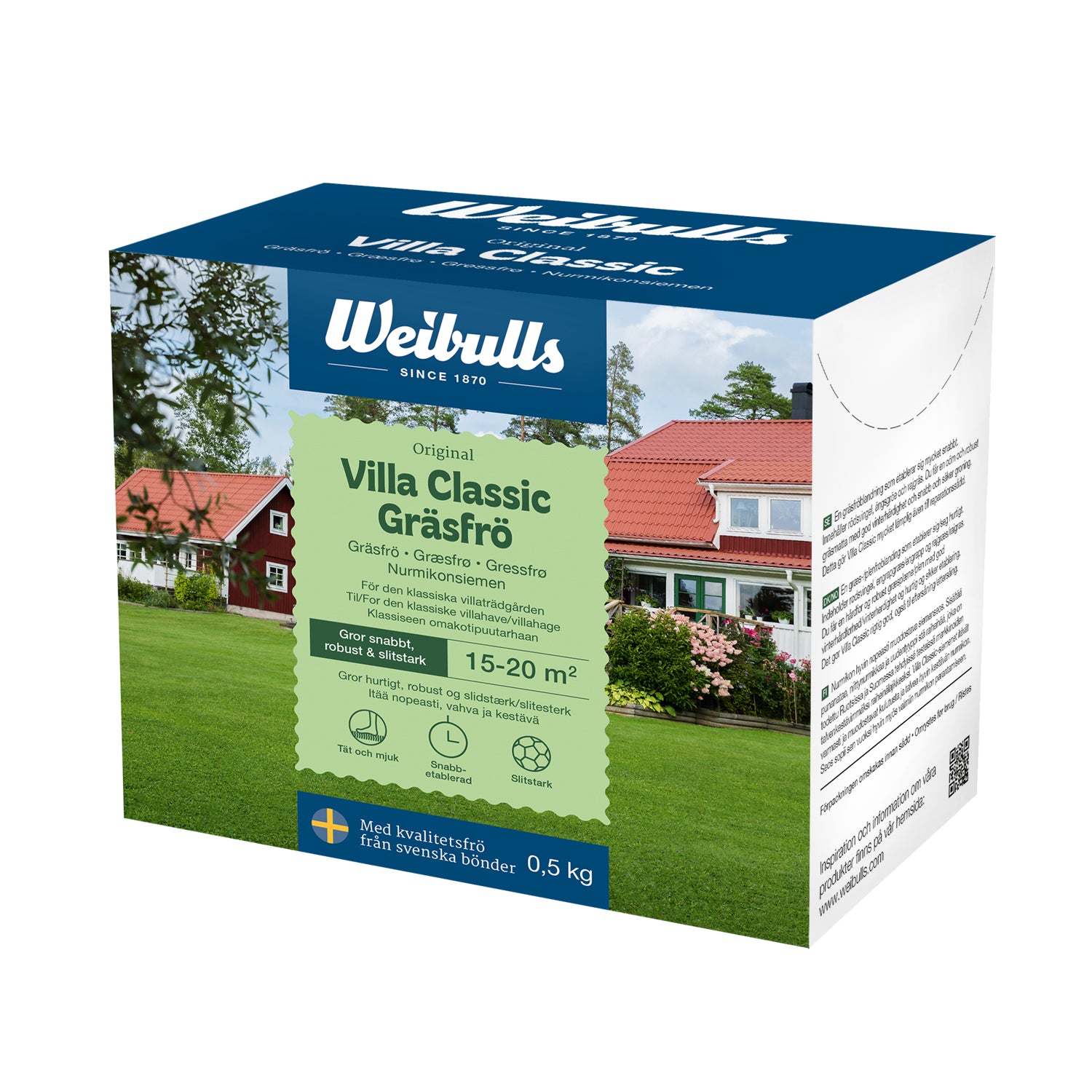 Weibulls Villa Classic 0,5kg, gräsfrö