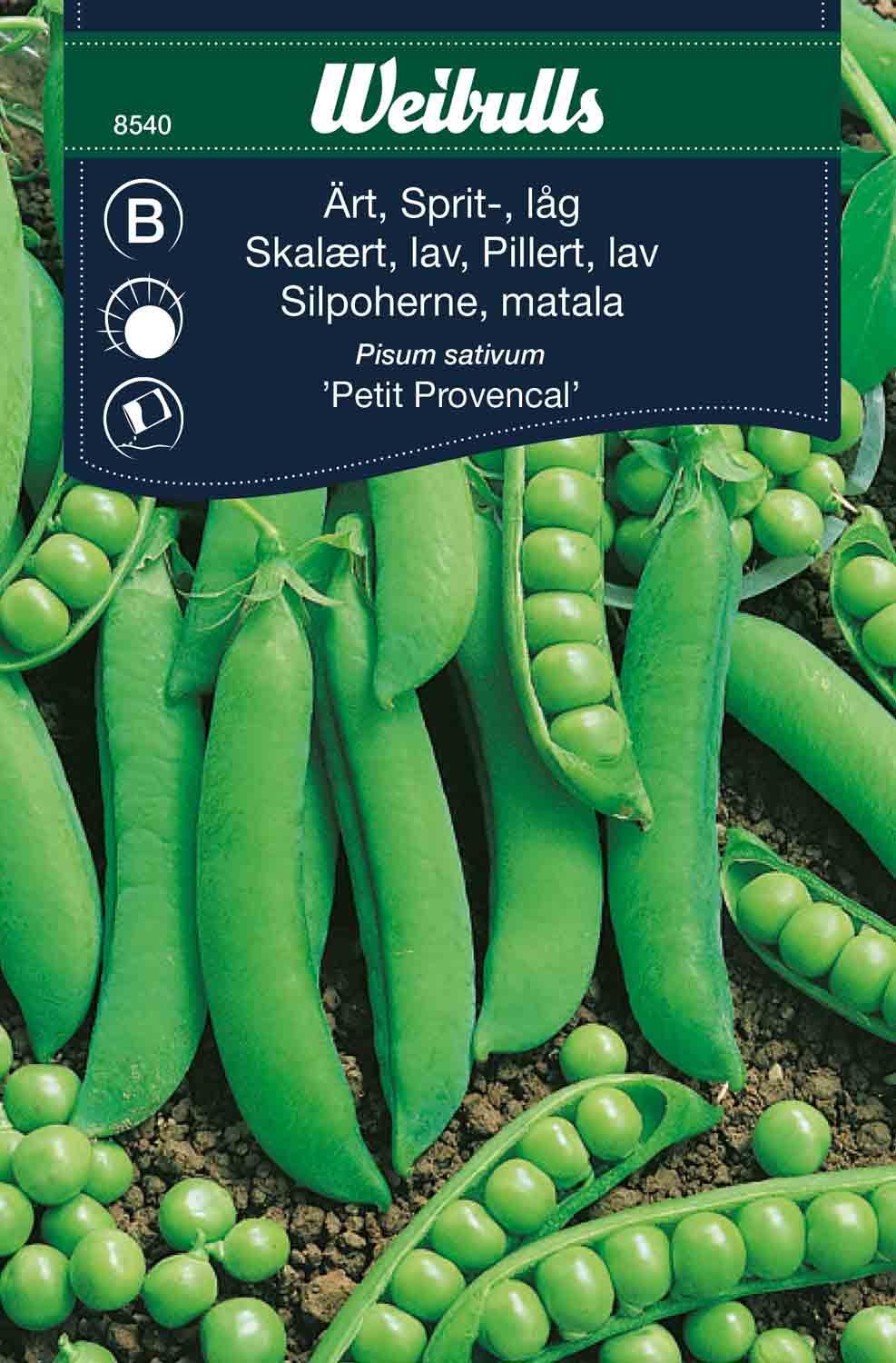 Weibulls Ärt, sprit-, låg 'Petit Provencal'