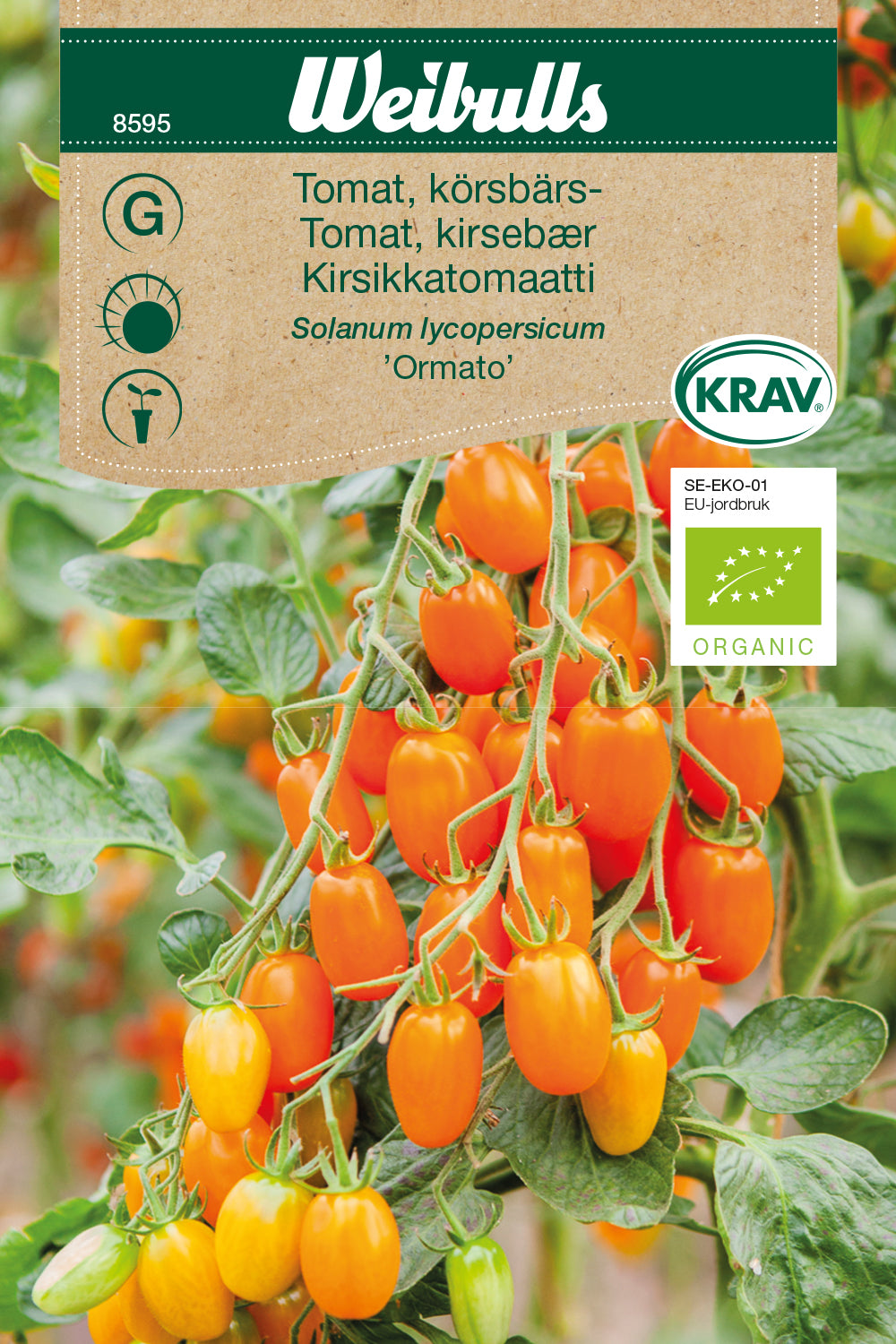 Weibulls  Tomat, körsbärs- KRAV  'Ormato'
