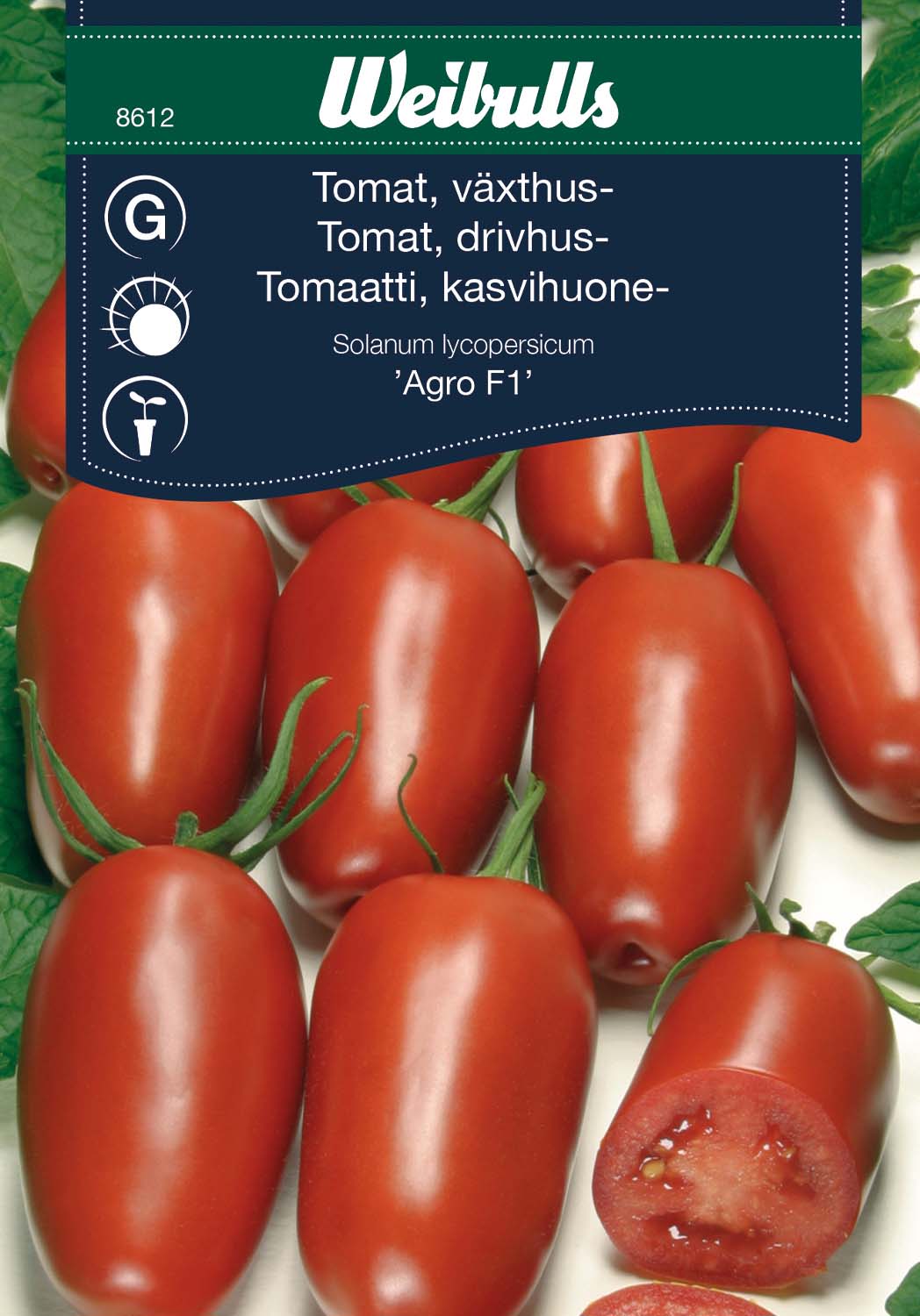 Weibulls Tomat, växthus- 'Agro' F1