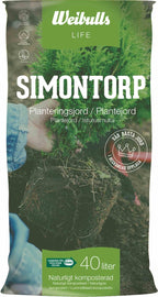 Simontorp planteringsjord 40l KRAV 8 st säckar